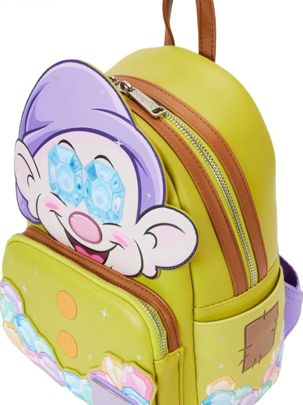 Loungefly Disney Snow White Dopey Diamond Backpack And Wallet Set. Nwt